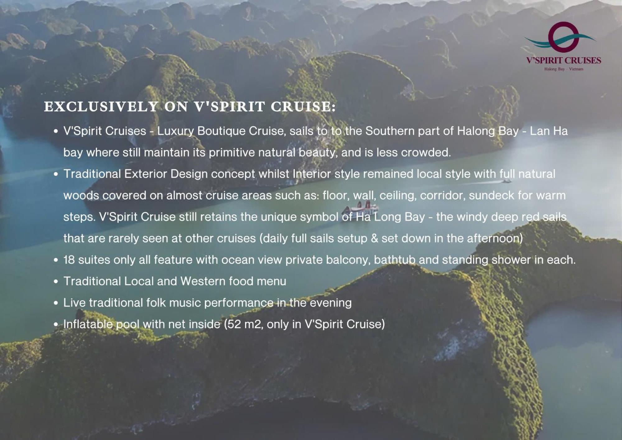 V'Spirit Cruise Hotel Hạ Long-öböl Kültér fotó